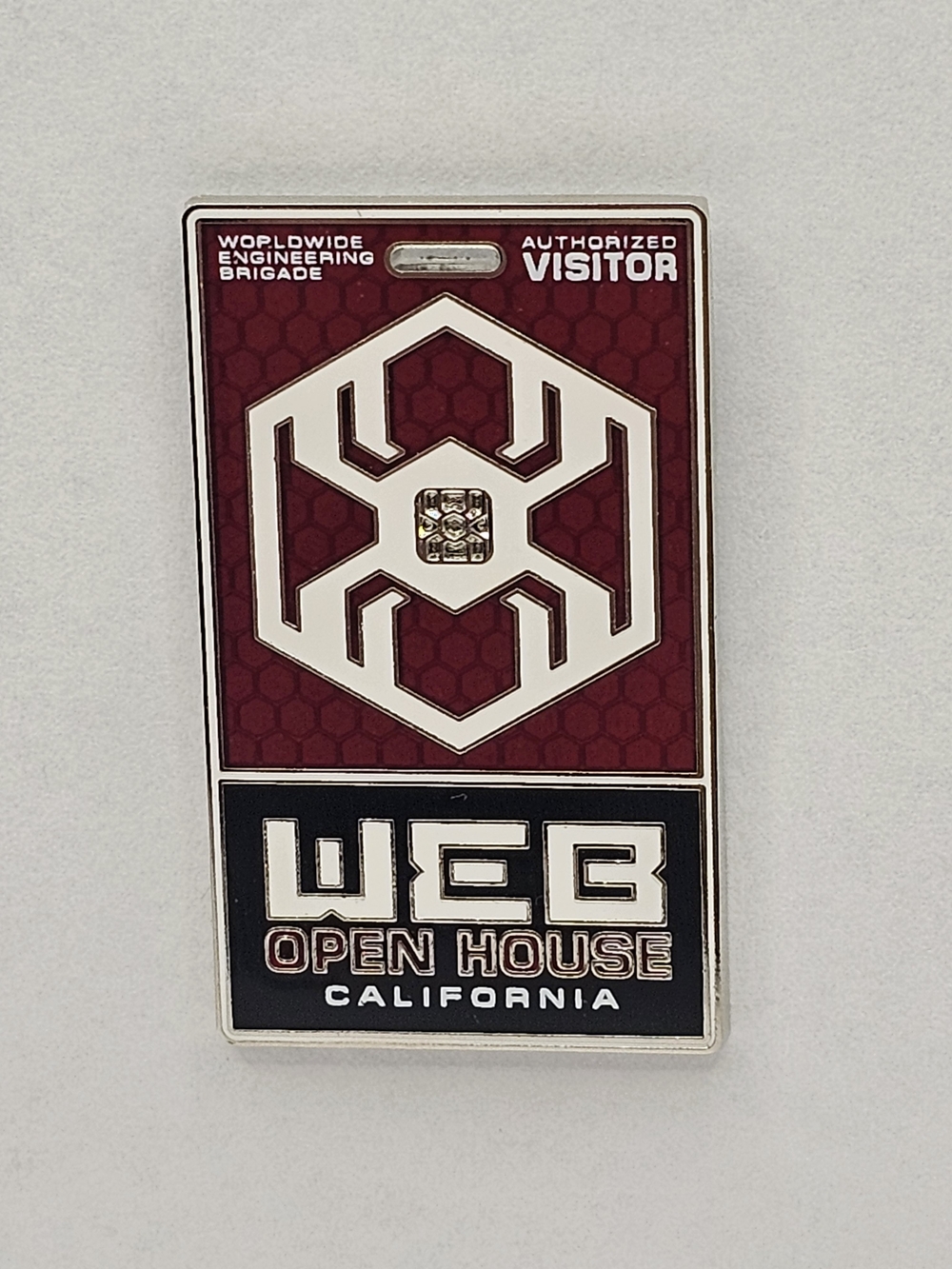 Disney DCA Marvel WEB Spider Man Test Team & Open House Pin #156066